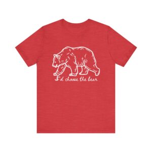 I'd choose the bear - 4B shirt - bear v man in forest - Image 20