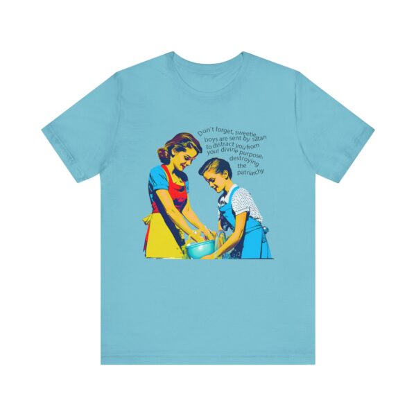 Women's rights shirt for women's empowerment reminds our daughters that boys can be a distraction and smash the patriarchy