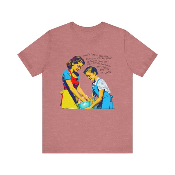 Women's rights shirt for women's empowerment reminds our daughters that boys can be a distraction and smash the patriarchy