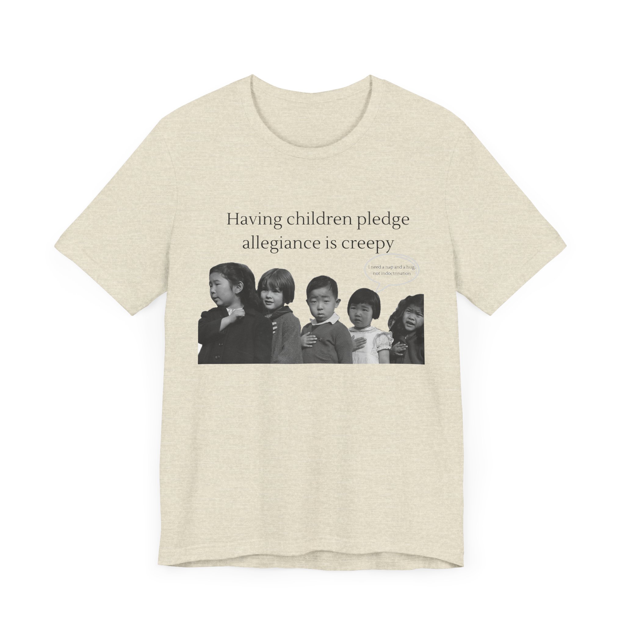 Having Children pledge allegiance is creepy - I need a nap not indoctrination, the antipledge shirt - Image 16