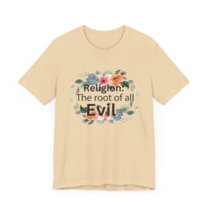 Religion is the root of all evil - Antireligion shirt for atheists and exmormons and freethinkers - Image 6