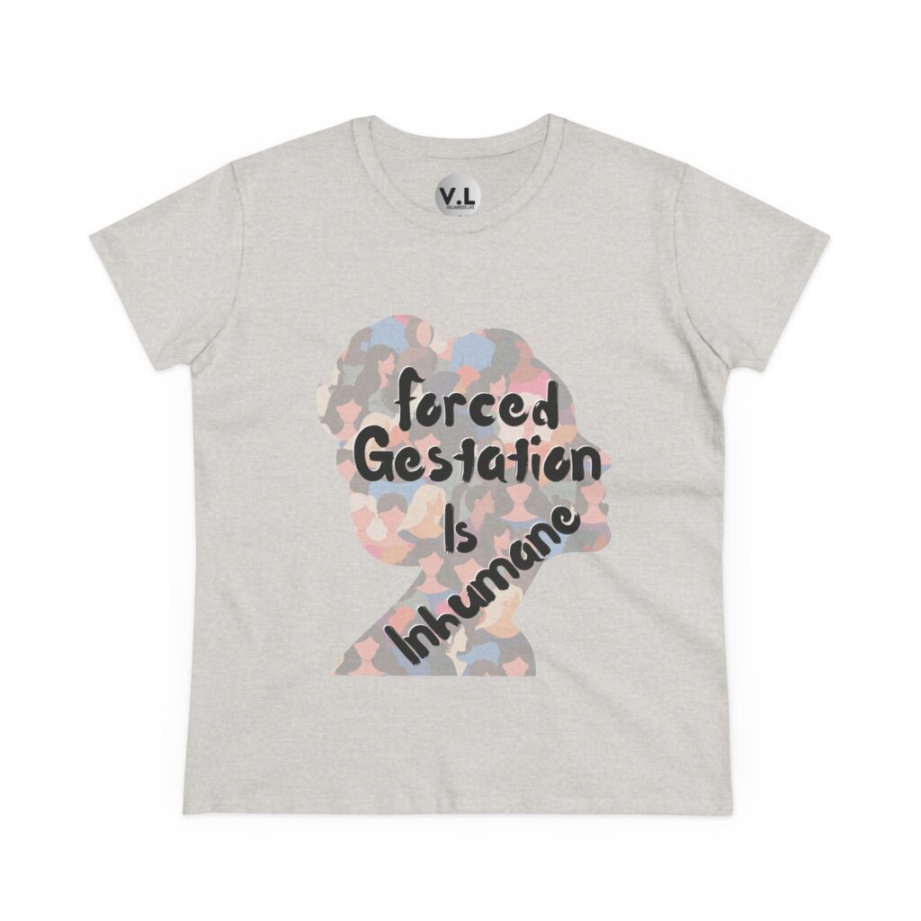 Forced Gestation is Inhumane - Woman's Strike 2024 Women's rights shirt for bodily autonomy and pro choice USA