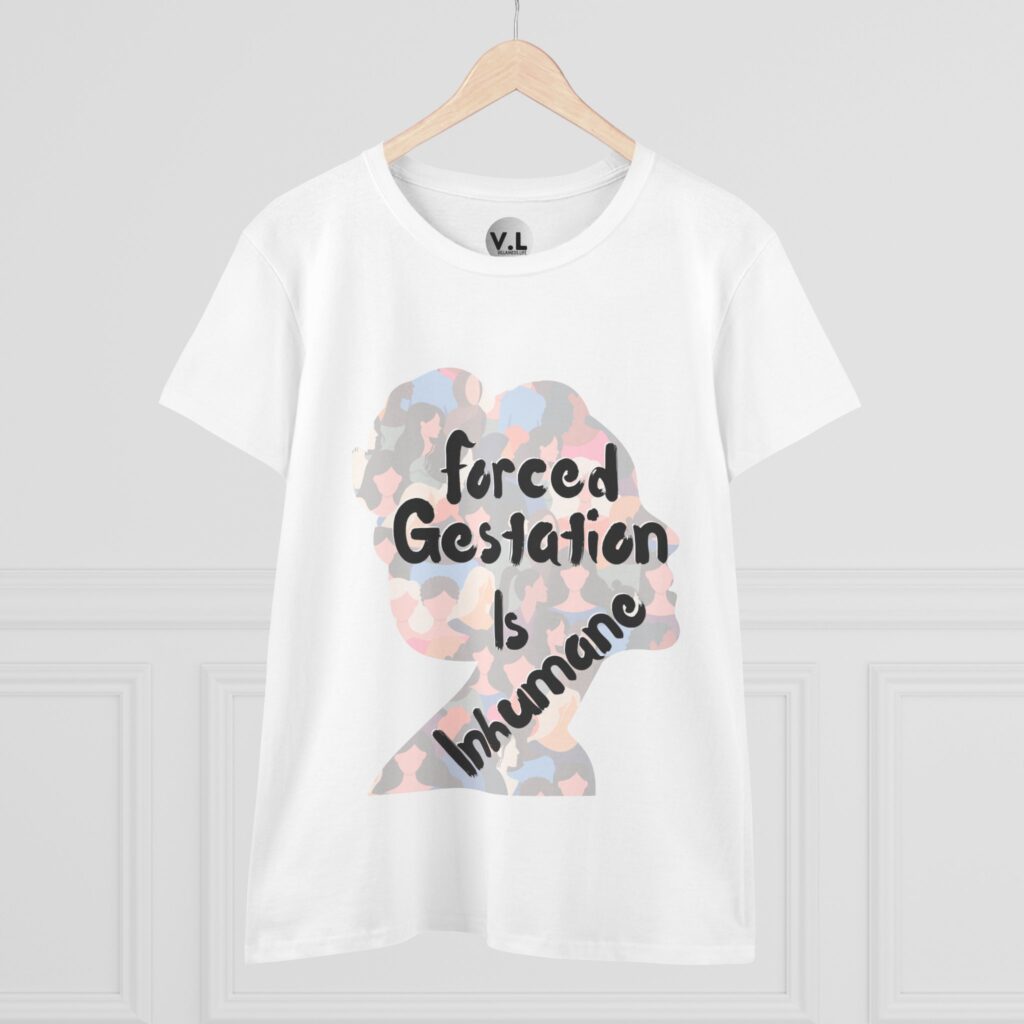 Forced Gestation is Inhumane - Woman's Strike 2024 Women's rights shirt for bodily autonomy and pro choice USA