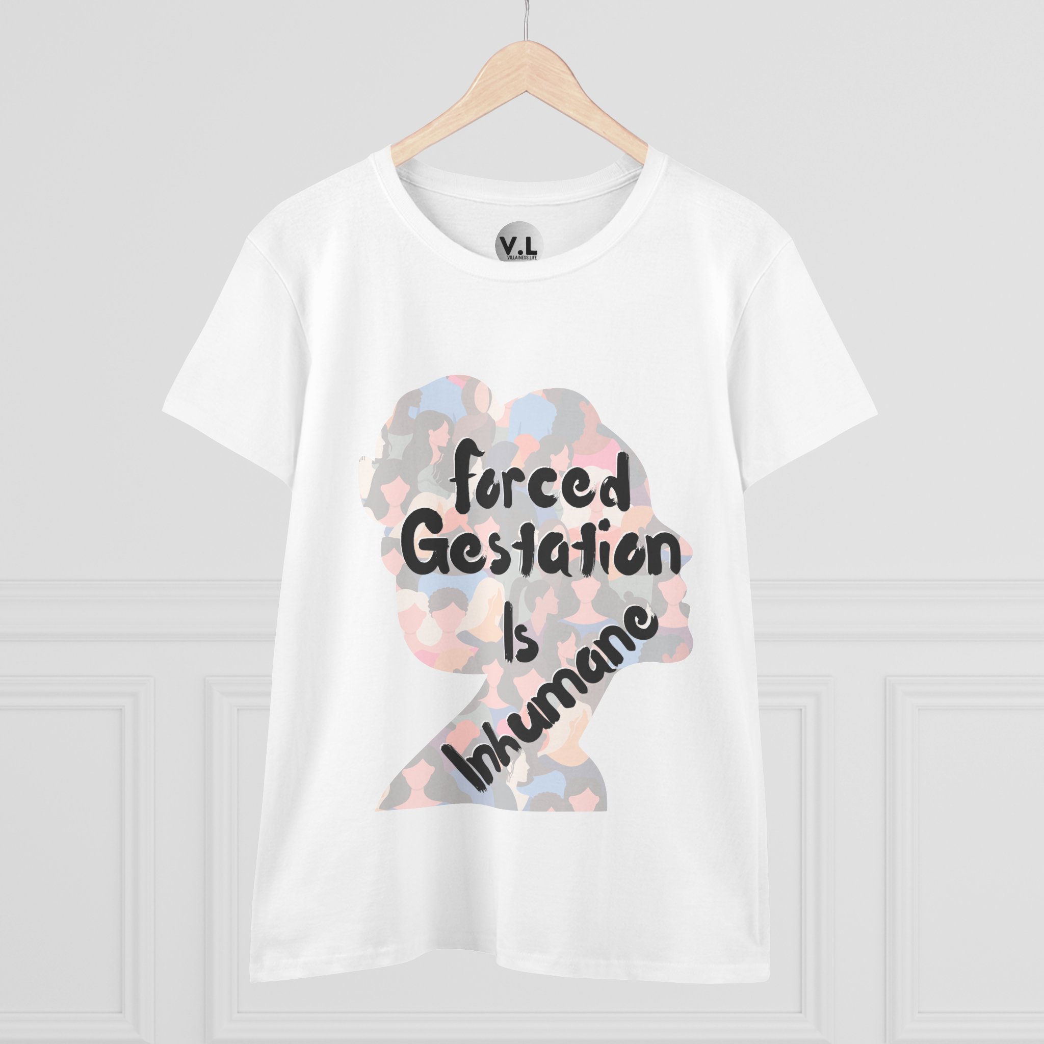 Forced Gestation is Inhumane - Woman's Strike 2024 Women's rights shirt for bodily autonomy and pro choice USA - Image 2