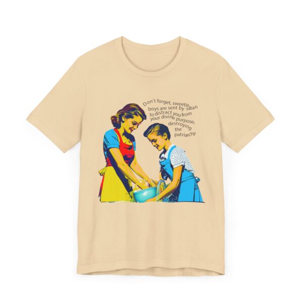 Women's rights shirt for women's empowerment reminds our daughters that boys can be a distraction and smash the patriarchy