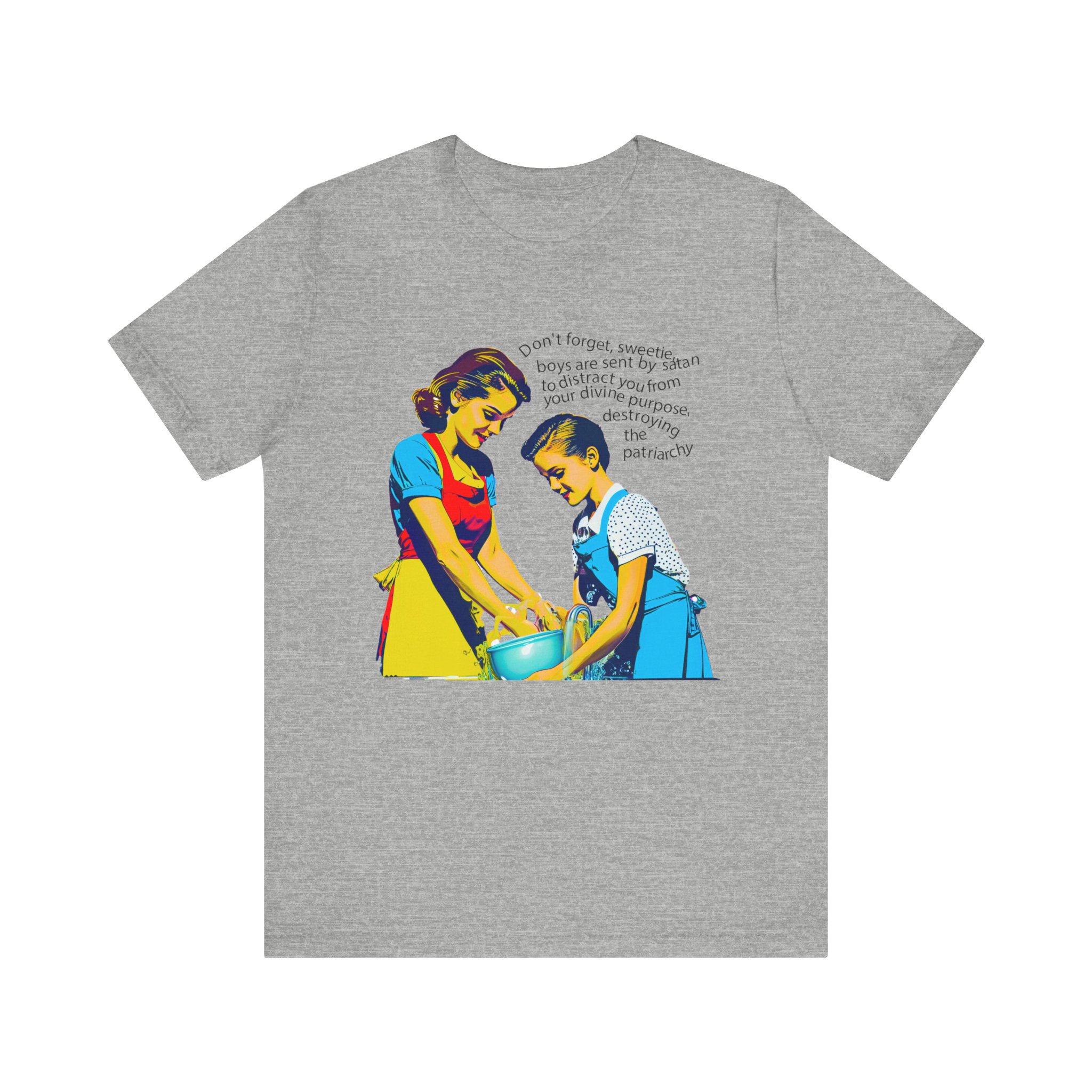 Women's rights shirt for women's empowerment reminds our daughters that boys can be a distraction and smash the patriarchy - Image 17