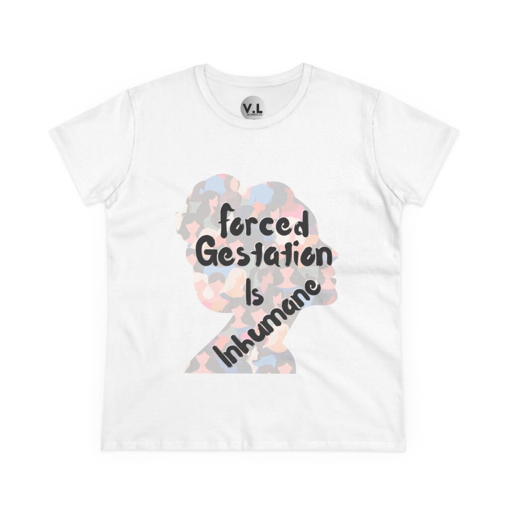Forced Gestation is Inhumane - Woman's Strike 2024 Women's rights shirt for bodily autonomy and pro choice USA