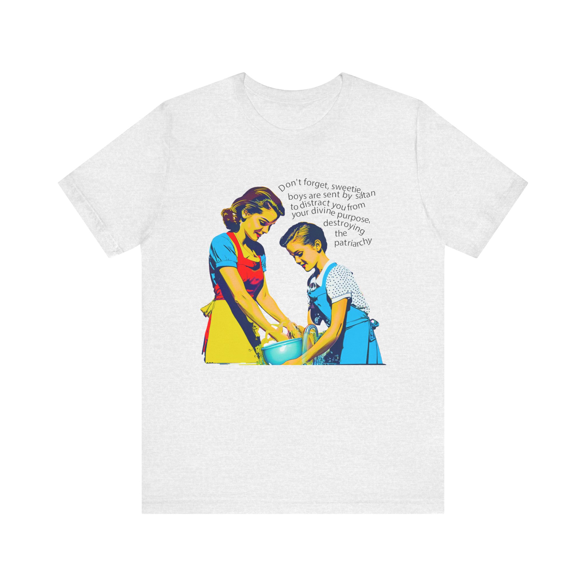 Women's rights shirt for women's empowerment reminds our daughters that boys can be a distraction and smash the patriarchy - Image 3