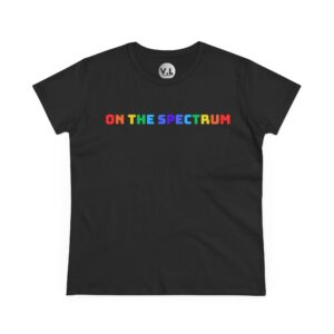 On the Spectrum - Adorable rainbow lettering shirt designed for folks on both spectrums. Are you a double rainbow? - Image 7
