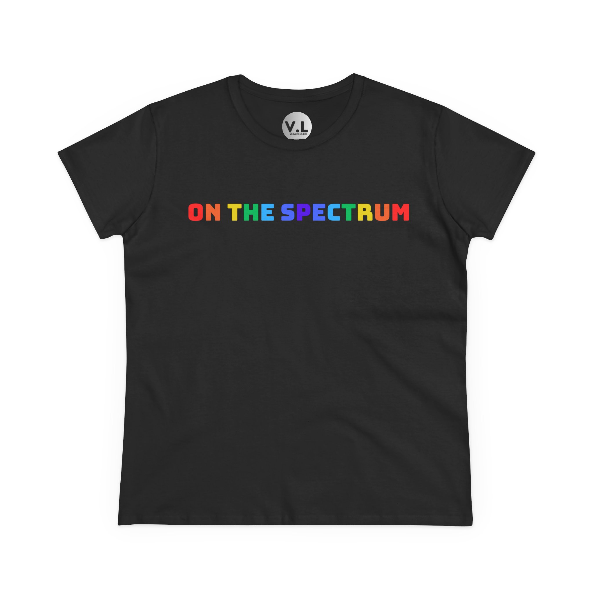 On the Spectrum - Adorable rainbow lettering shirt designed for folks on both spectrums. Are you a double rainbow? - Image 7
