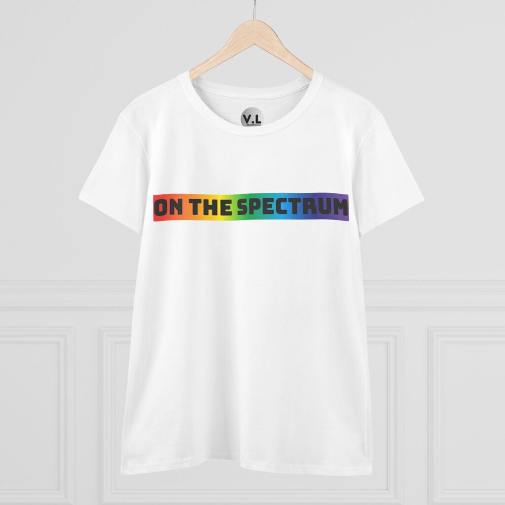 On the Spectrum rainbow pride shirt for lgbtqia and adhd, autism, aspergers, and everything else that exists on a spectrum