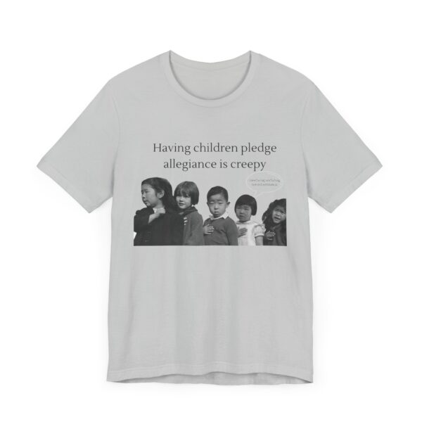 Having Children pledge allegiance is creepy - I need a nap not indoctrination, the antipledge shirt
