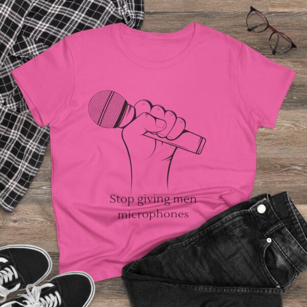 Stop Giving Men Microphones - Elevate the voices of women. Men are loud enough already