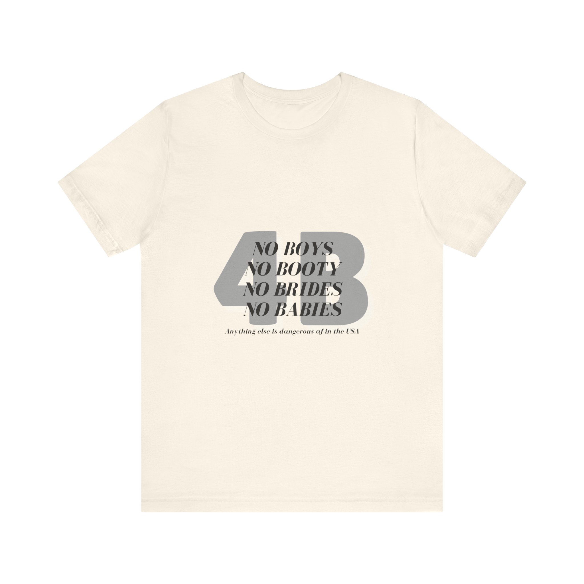 No boys, no booty, no brides, no babies. 4B shirt - Image 5