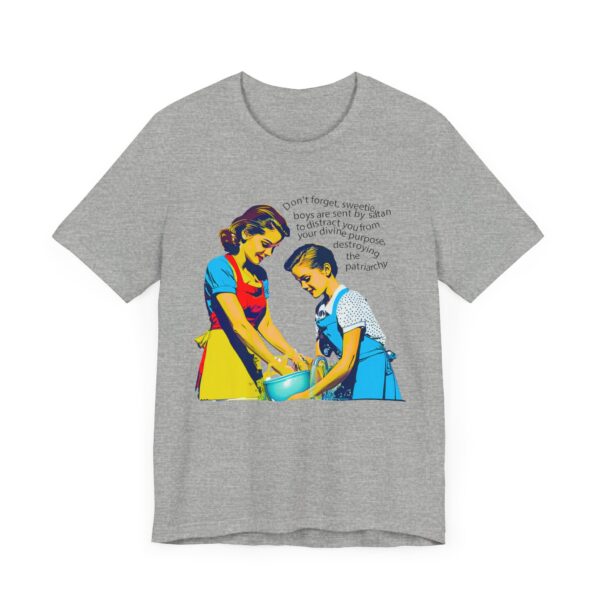 Women's rights shirt for women's empowerment reminds our daughters that boys can be a distraction and smash the patriarchy
