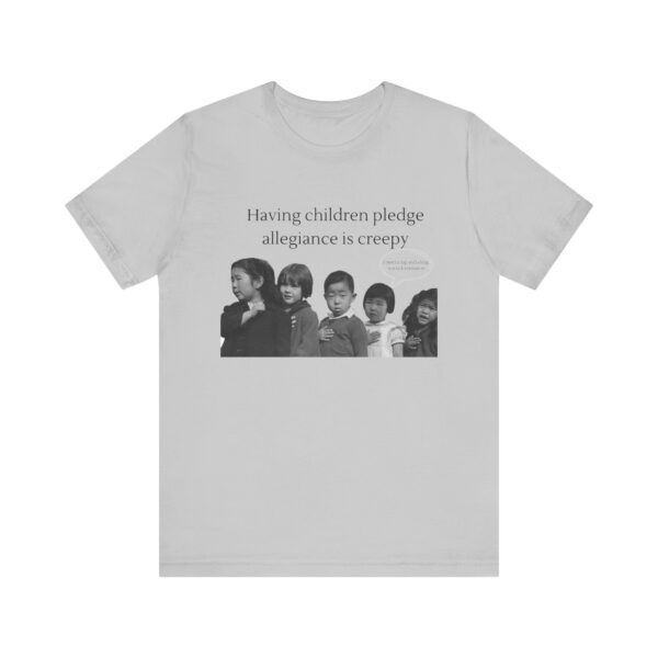 Having Children pledge allegiance is creepy - I need a nap not indoctrination, the antipledge shirt