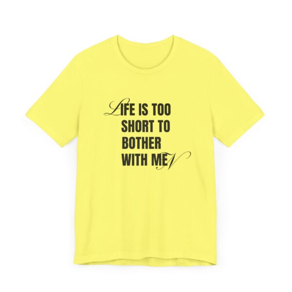 Life is too short to bother with men - 4B movement shirts for women's rights and to smash the patriarchy by decentering men