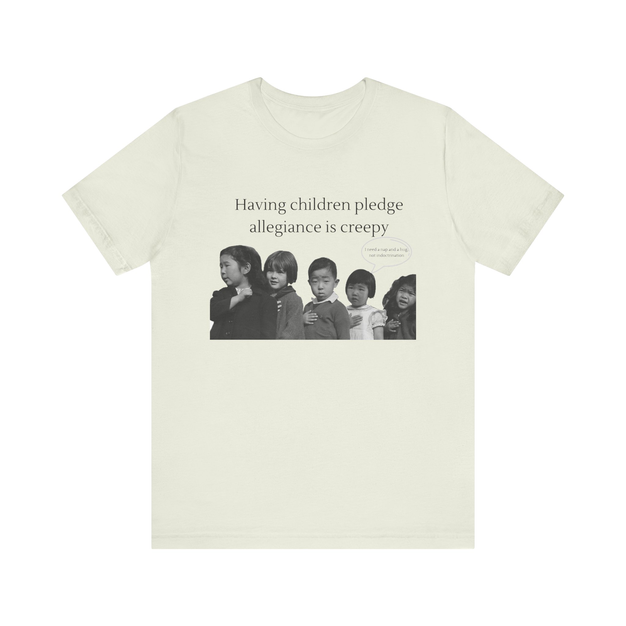 Having Children pledge allegiance is creepy - I need a nap not indoctrination, the antipledge shirt - Image 13