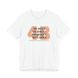 4B movement; No boys, no booty, no brides, no babies. Shirt for 4b girls who are sick of smashing the patriarchy and are ready for a life of peace - Image 2
