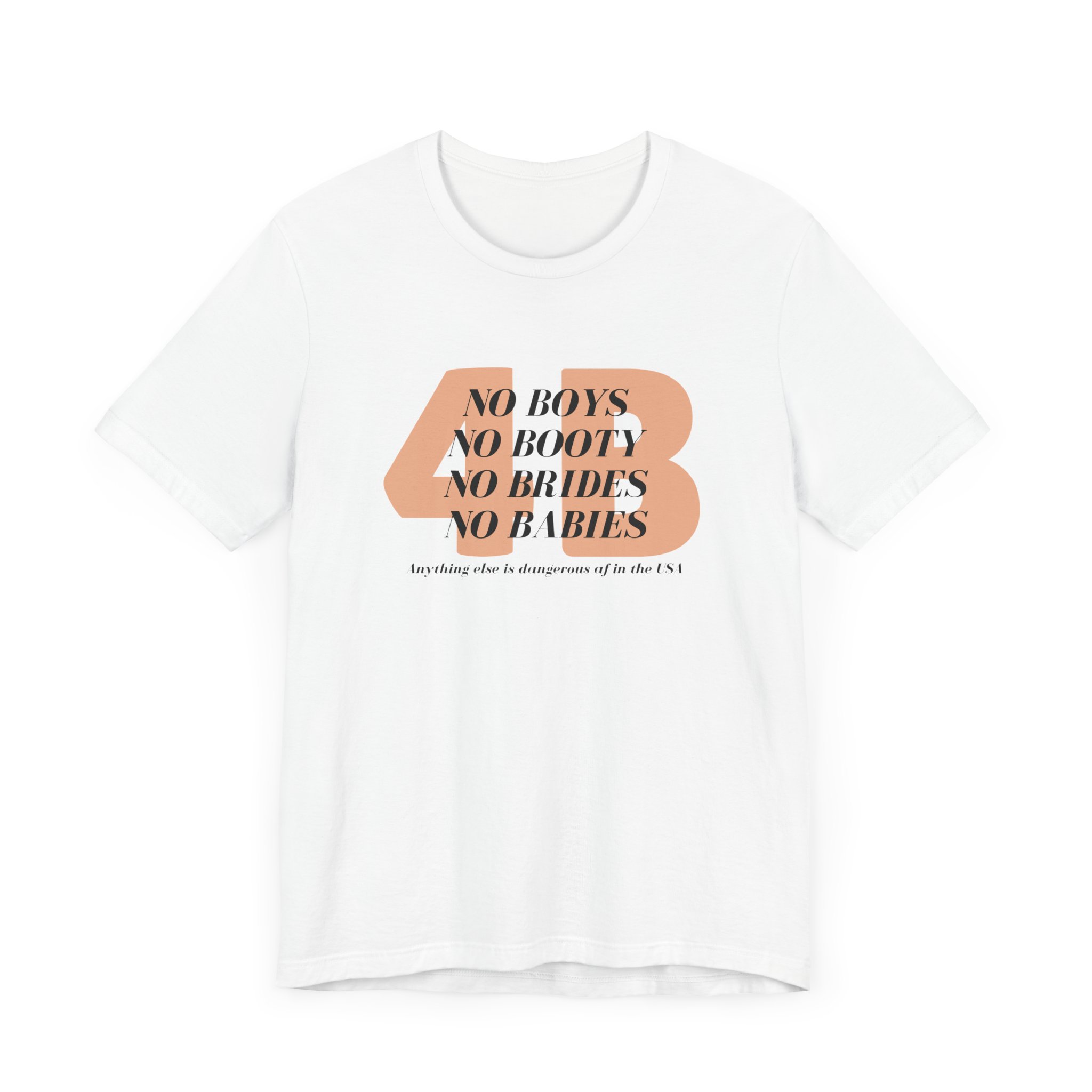 4B movement; No boys, no booty, no brides, no babies. Shirt for 4b girls who are sick of smashing the patriarchy and are ready for a life of peace - Image 2