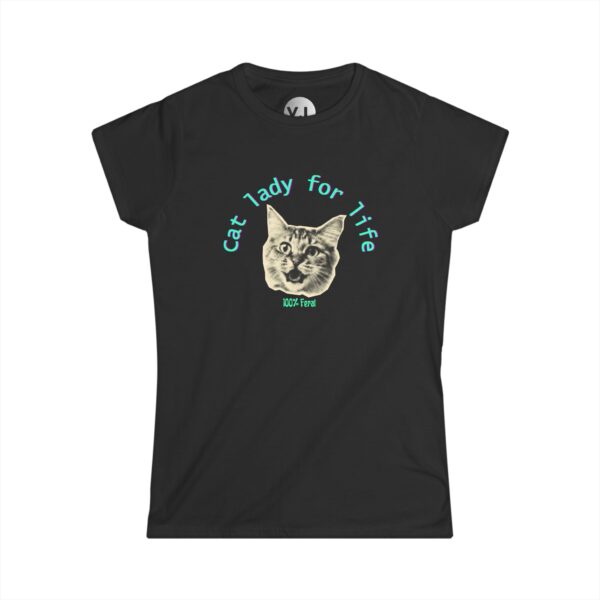 Cat Lady for Life - 100% Feral, Cat lady shirt for women, 4b movement, decentering men