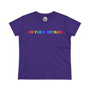 On the Spectrum - Adorable rainbow lettering shirt designed for folks on both spectrums. Are you a double rainbow? - Image 9