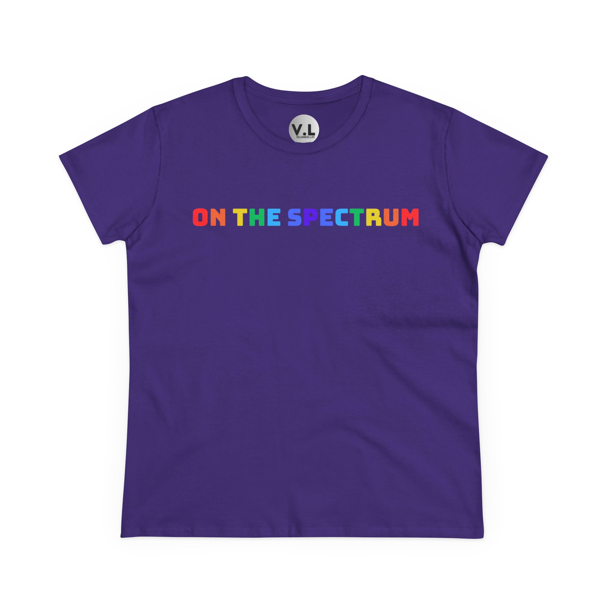 On the Spectrum - Adorable rainbow lettering shirt designed for folks on both spectrums. Are you a double rainbow? - Image 10