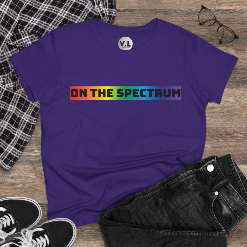On the Spectrum rainbow pride shirt for lgbtqia and adhd, autism, aspergers, and everything else that exists on a spectrum