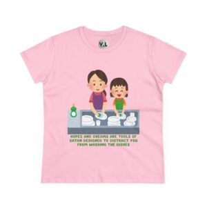 Hopes and Dreams are Tools of Satan Designed to Distract you from Doing the Dishes - Religious Indoctrination Shirt - Image 12