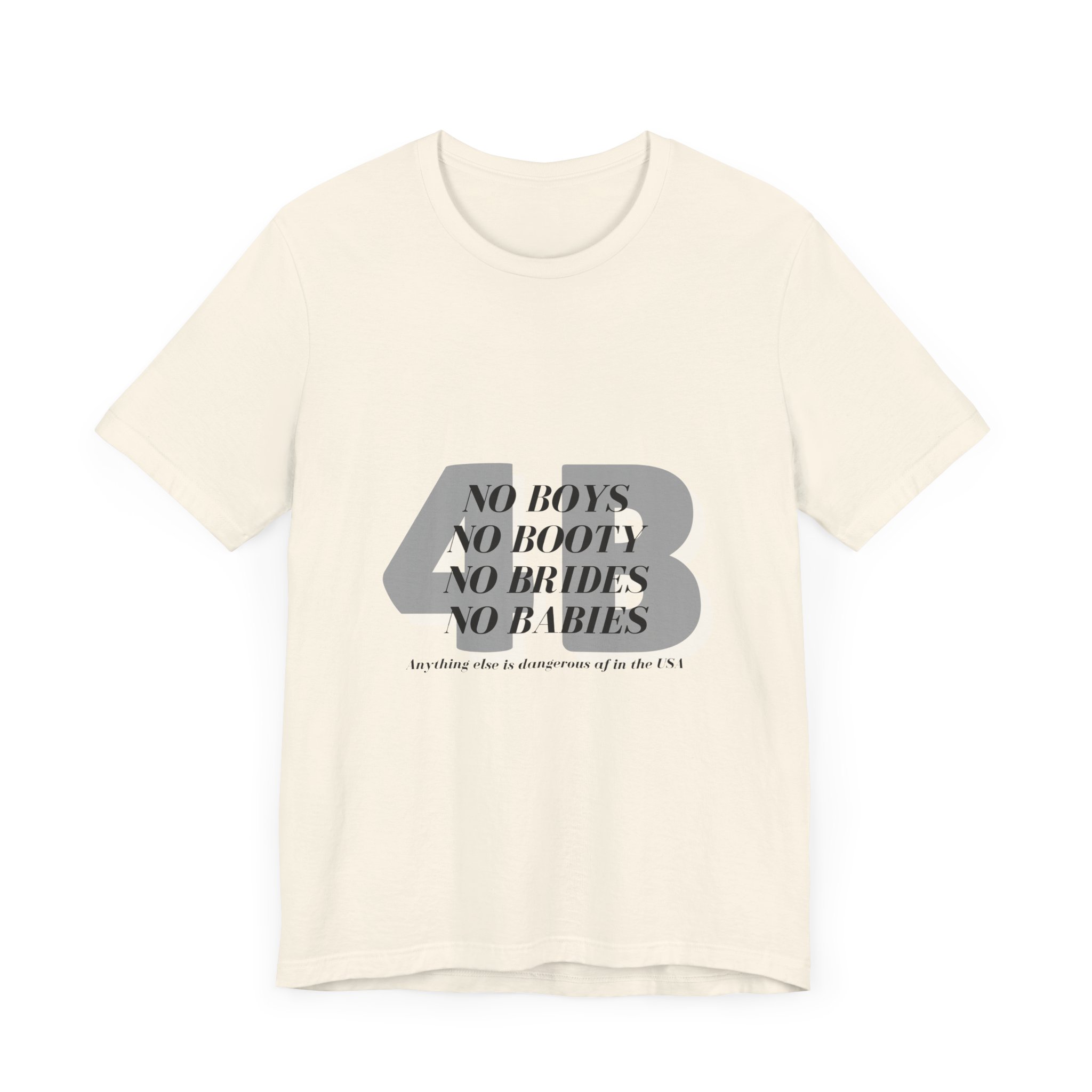 No boys, no booty, no brides, no babies. 4B shirt - Image 6