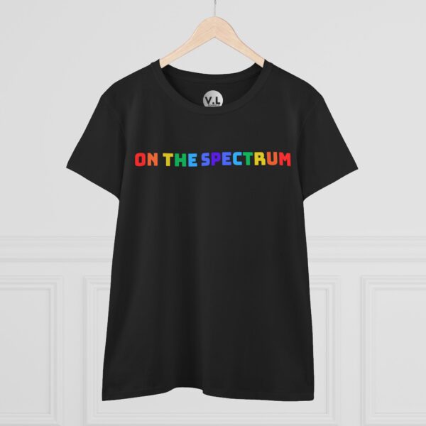 On the Spectrum - Adorable rainbow lettering shirt designed for folks on both spectrums. Are you a double rainbow?