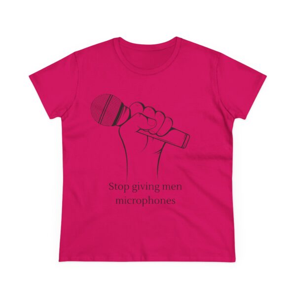 Stop Giving Men Microphones - Elevate the voices of women. Men are loud enough already