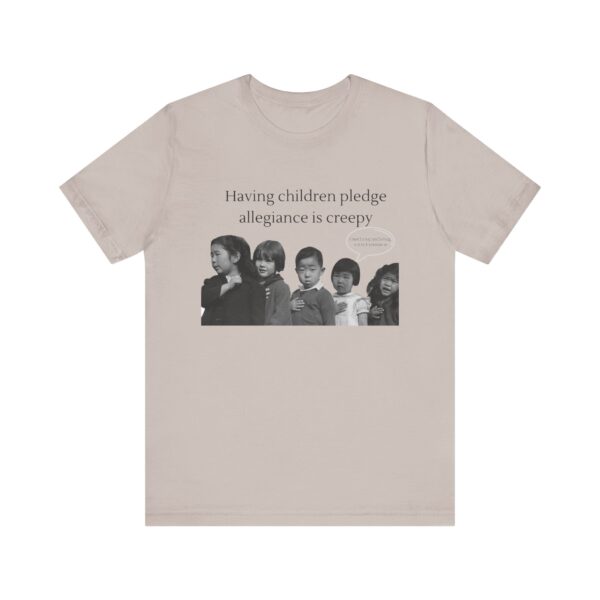 Having Children pledge allegiance is creepy - I need a nap not indoctrination, the antipledge shirt