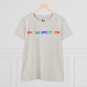 On the Spectrum - Adorable rainbow lettering shirt designed for folks on both spectrums. Are you a double rainbow? - Image 5
