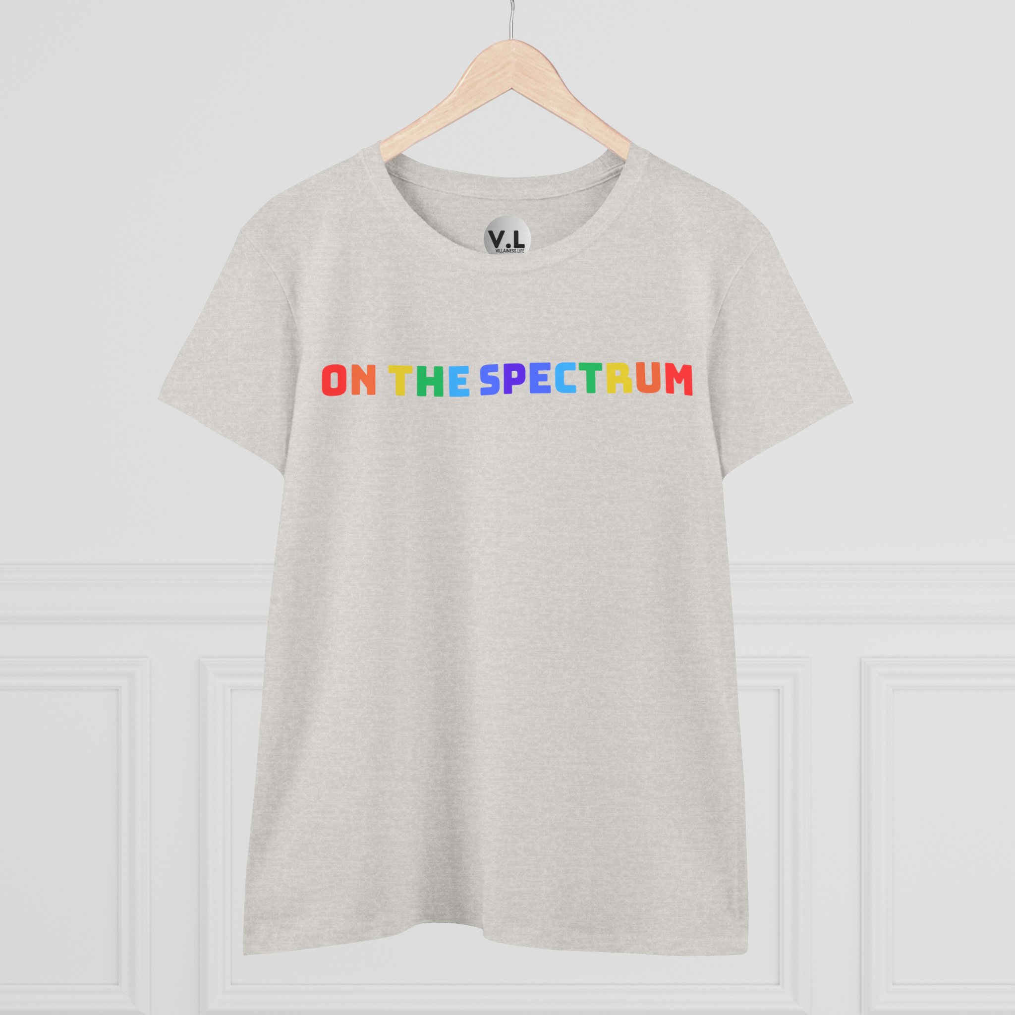 On the Spectrum - Adorable rainbow lettering shirt designed for folks on both spectrums. Are you a double rainbow? - Image 5