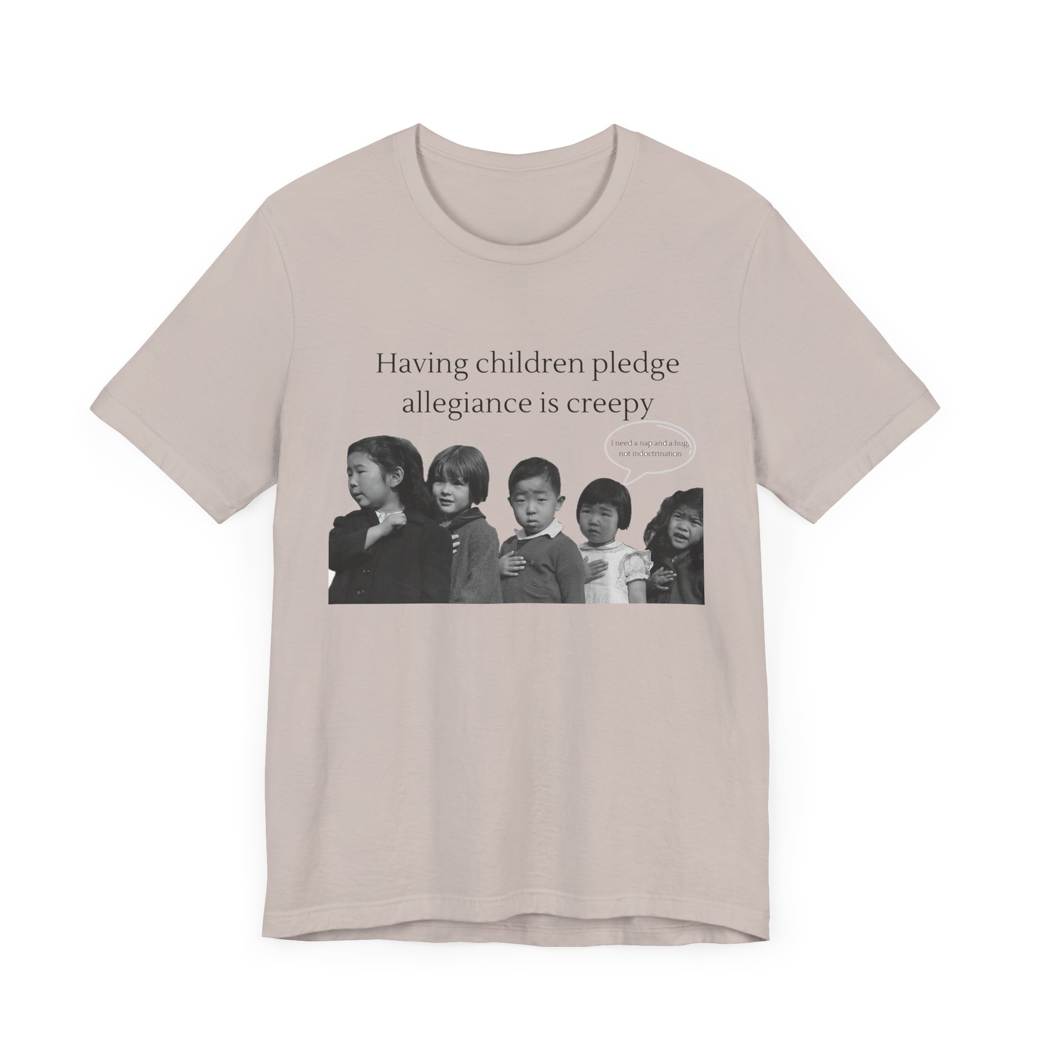 Having Children pledge allegiance is creepy - I need a nap not indoctrination, the antipledge shirt - Image 18