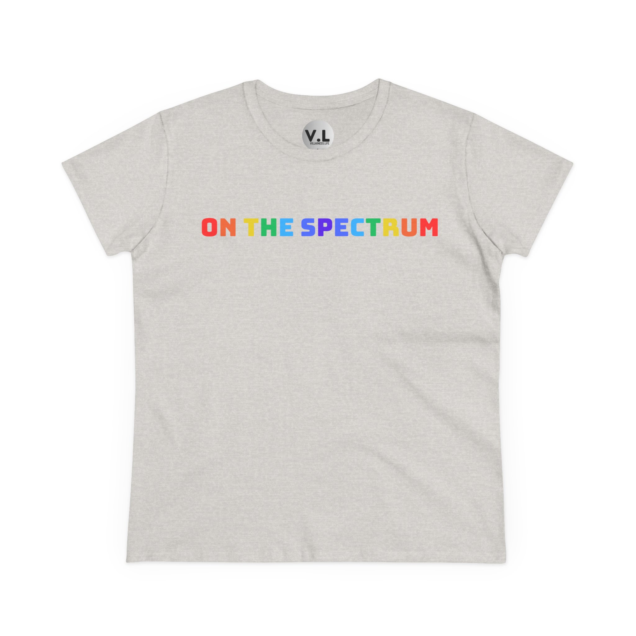 On the Spectrum - Adorable rainbow lettering shirt designed for folks on both spectrums. Are you a double rainbow? - Image 4
