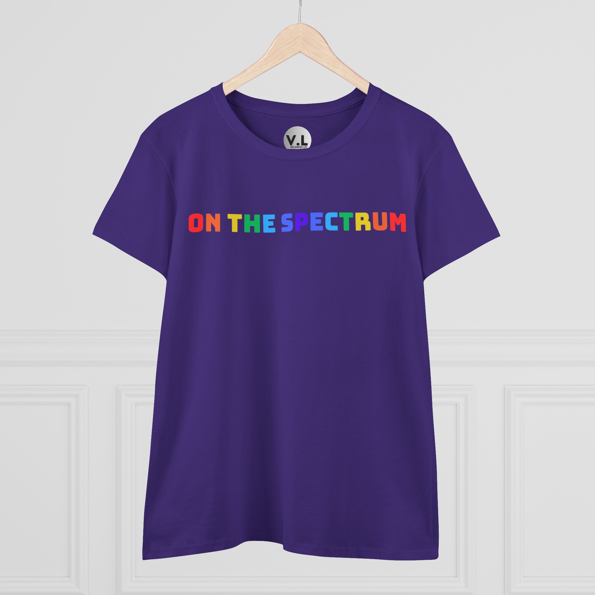On the Spectrum - Adorable rainbow lettering shirt designed for folks on both spectrums. Are you a double rainbow? - Image 11