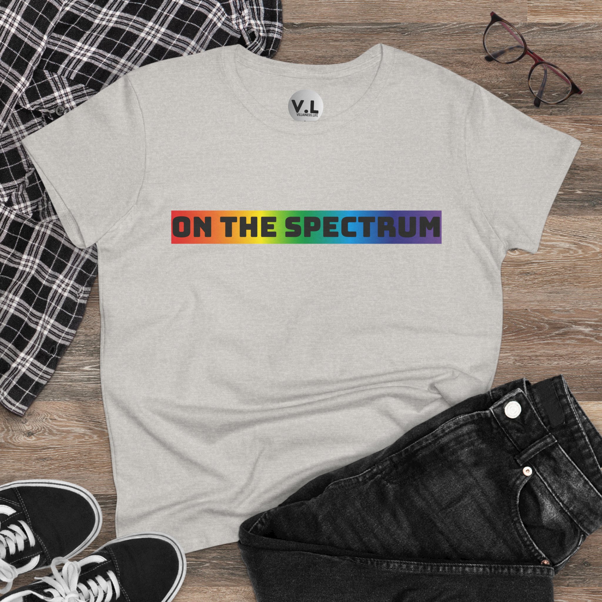 On the Spectrum rainbow pride shirt for lgbtqia and adhd, autism, aspergers, and everything else that exists on a spectrum - Image 8